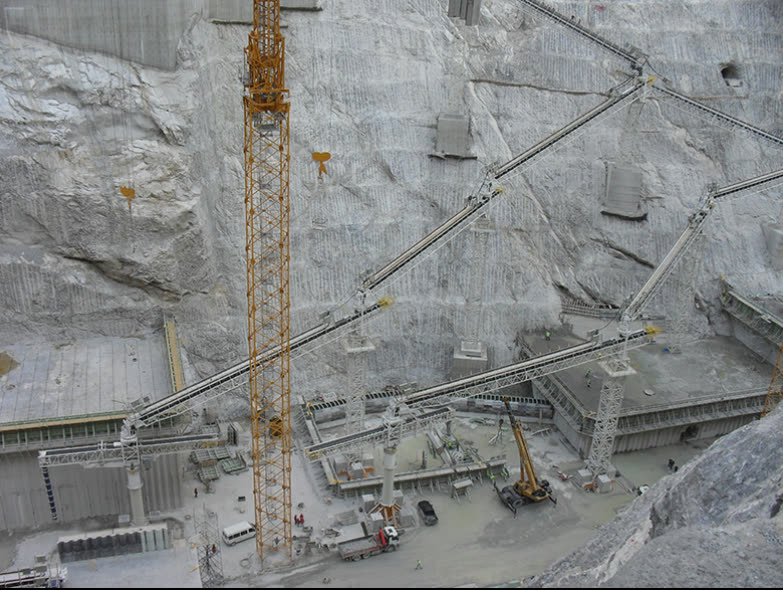 Boyabat Barajı Marco Beton Dökme Bantları
