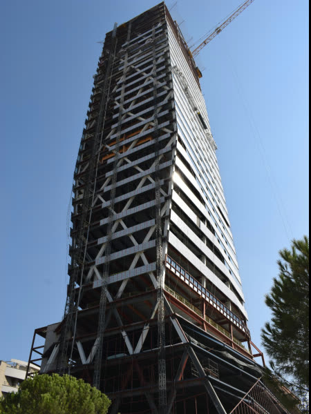 Biva Tower — 138 m Çelik Montajı — 2/4