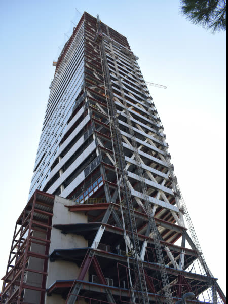 Biva Tower — 138 m Çelik Montajı — 3/4