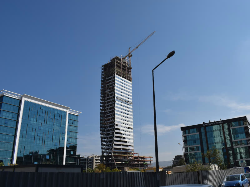Biva Tower — 138 m Çelik Montajı