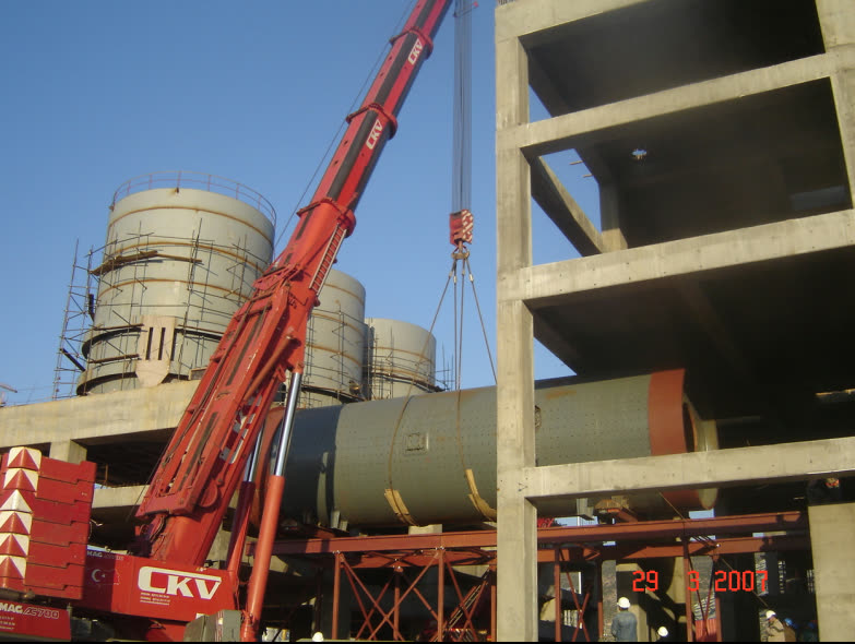 Çimko Çimento Narlı Değirmen Montajı — 200 Ton Kapasite